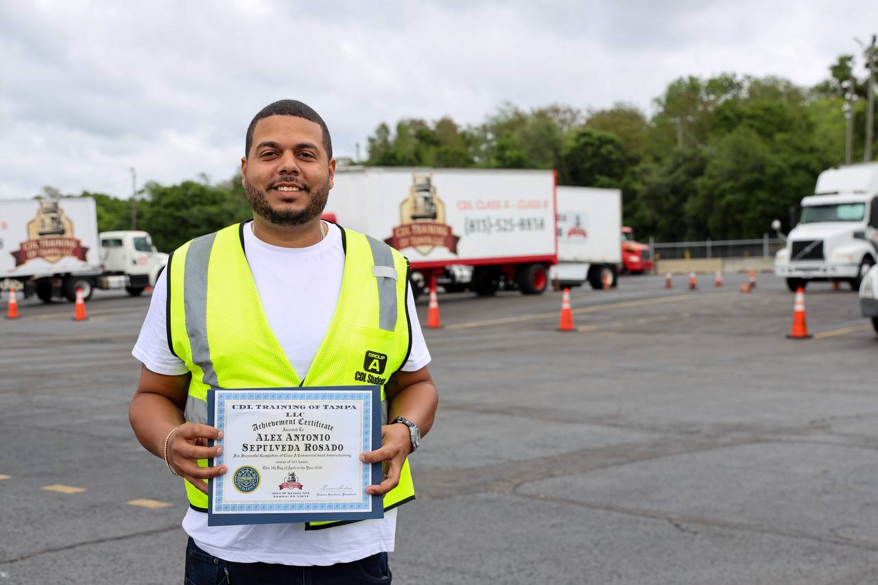 Carlos Alejandro Ortega Garcia — CDL Training of Tampa Graduate